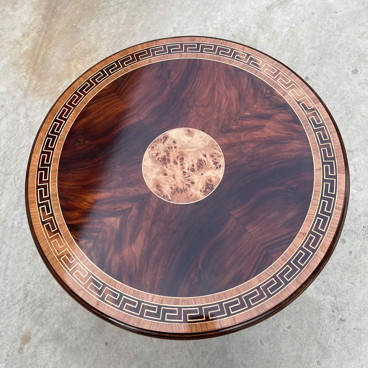 BÀN TRÀ GÓC CỔ ĐIỂN LOUIS 16 MẶT HOA- SDIE TABLE LOUIS 16